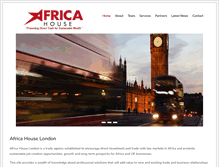 Tablet Screenshot of africahouselondon.com